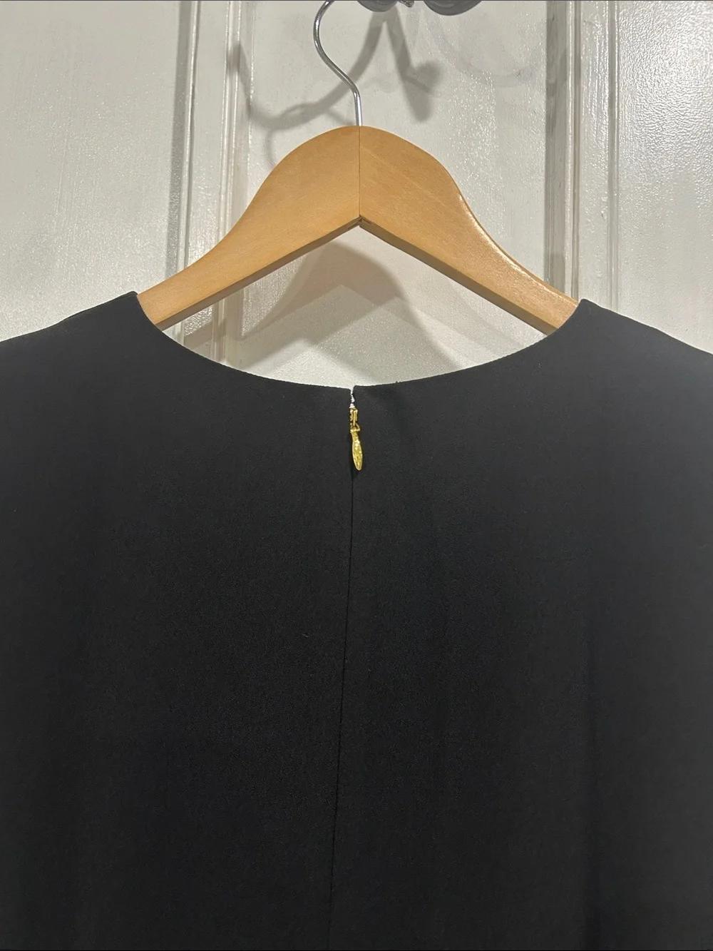 J. Crew Sleeveless Black Sheath Midi Dress in Drapey Crepe - Size 12
